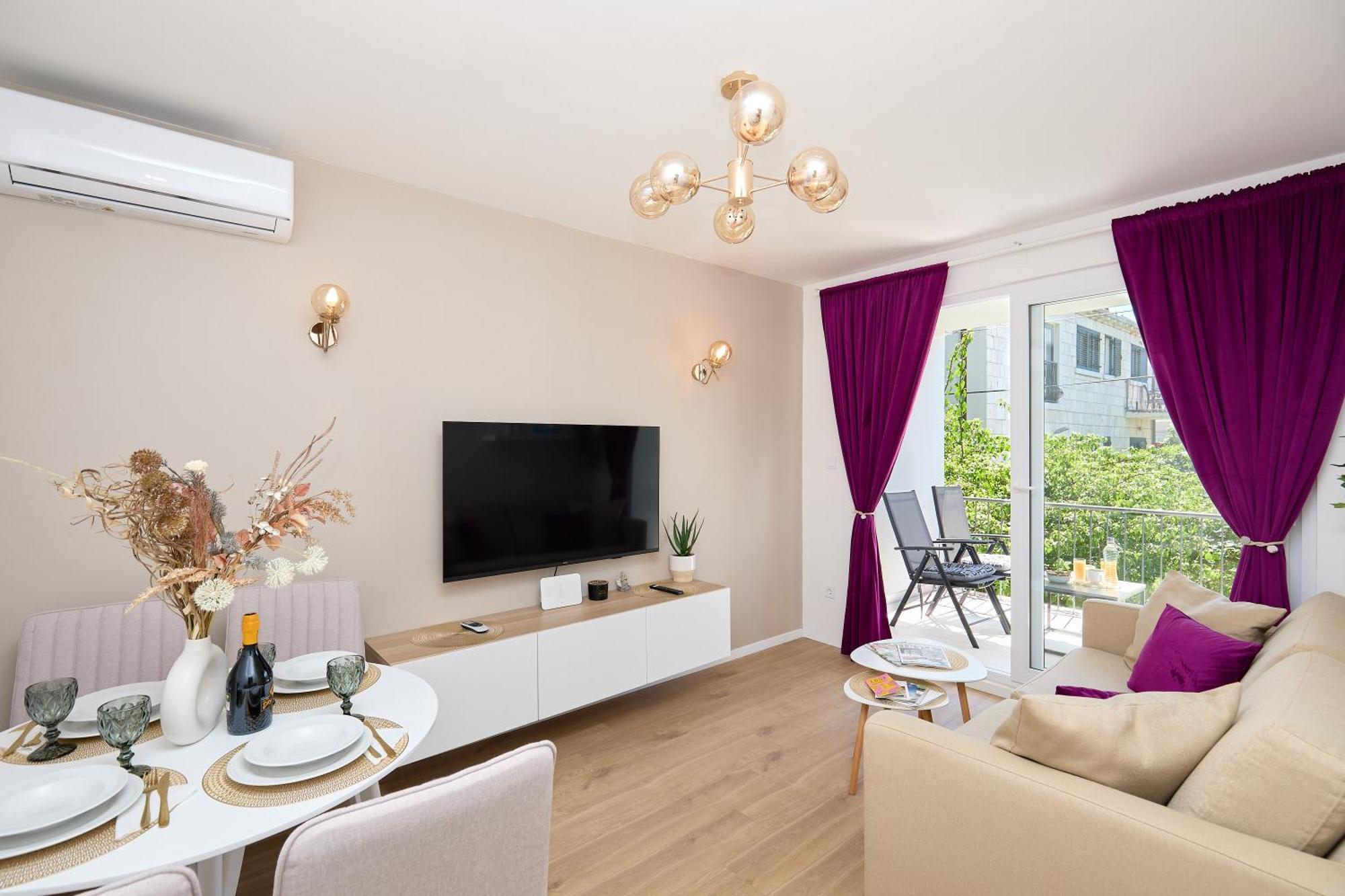 Апартаменти Golden Rose - Walking Distance 1 Km From Old Town Дубровник Екстер'єр фото